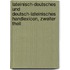 Lateinisch-deutsches und Deutsch-lateinisches Handlexicon, Zweiter Theil