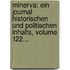 Minerva: Ein Journal Historischen Und Politischen Inhalts, Volume 122...