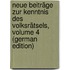 Neue Beiträge Zur Kenntnis Des Volksrätsels, Volume 4 (German Edition)