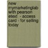 New Mymarketinglab With Pearson Etext  - Access Card - For Selling Today