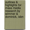 Outlines & Highlights For Mass Media Research By Wimmer & Dominick, Isbn door Cram101 Textbook Reviews