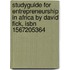 Studyguide For Entrepreneurship In Africa By David Fick, Isbn 1567205364