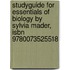 Studyguide For Essentials Of Biology By Sylvia Mader, Isbn 9780073525518