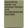 Sämmtliche Werke: Zur Schönen Literatur Und Kunstfunfzehnter theil1829 by Johann Gottfried Herder