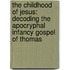 The Childhood Of Jesus: Decoding The Apocryphal Infancy Gospel Of Thomas