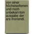 Von einer höchstseltenen und noch unbekannten Ausgabe der Ars Moriendi.
