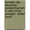 Annalen Der Deutshen Landwirthschaft In Allen Ihren Zweigen, Dritter Band door Land-Und Forstwirtschaftlichen Vereine Des Herzogthums Braunschweig