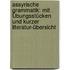 Assyrische Grammatik: Mit Übungsstücken Und Kurzer Literatur-übersicht