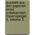 Auswahl Aus Den Papieren Eines Unbekannten: Frauenspiegel. 3, Volume 3...