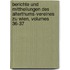 Berichte Und Mittheilungen Des Alterthums-vereines Zu Wien, Volumes 36-37