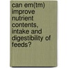 Can Em(tm) Improve Nutrient Contents, Intake And Digestibility Of  Feeds? by Chernet Woyimo Woju