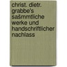 Christ. Dietr. Grabbe's sašmmtliche werke und handschriftlicher nachlass door Grabbe