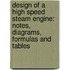Design Of A High Speed Steam Engine: Notes, Diagrams, Formulas And Tables