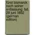 Fürst Bismarck Nach Seiner Entlassung: Bd. 28 Juni 1892 (German Edition)