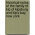 Historical Notes of the Family of Kip of Kipsburg and Kip's Bay, New York