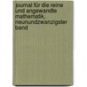 Journal für die reine und angewandte Mathematik, Neunundzwanzigster Band door Onbekend