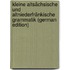 Kleine Altsächsische Und Altniederfränkische Grammatik (German Edition)