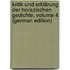 Kritik Und Erklärung Der Horazischen Gedichte, Volume 4 (German Edition)