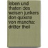 Leben und Thaten des Weisen Junkers Don Quixote von Mancha: dritter Theil