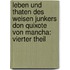 Leben und Thaten des Weisen Junkers Don Quixote von Mancha: vierter Theil
