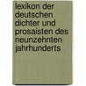 Lexikon der deutschen Dichter und Prosaisten des neunzehnten Jahrhunderts door Franz Brümmer