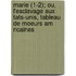 Marie (1-2); Ou, L'Esclavage Aux Tats-Unis, Tableau de Moeurs Am Ricaines