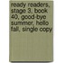 Ready Readers, Stage 3, Book 40, Good-Bye Summer, Hello Fall, Single Copy