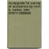 Studyguide For Survey Of Economics By Irvin B. Tucker, Isbn 9781111989668