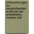 Untersuchungen Zur Vergleichenden Anatomie Der Wirbelthiere, Zweites Heft