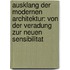 Ausklang Der Modernen Architektur: Von Der Veradung Zur Neuen Sensibilitat