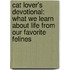 Cat Lover's Devotional: What We Learn about Life from Our Favorite Felines