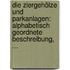 Die Ziergehölze Und Parkanlagen: Alphabetisch Geordnete Beschreibung, ...