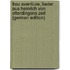Frau Aventiure, Lieder aus Heinrich von Ofterdingens Zeit (German Edition)
