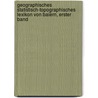 Geographisches Statistisch-topographisches Lexikon von Baiern, erster Band door Onbekend