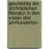 Geschichte der altchristlichen Litteratur in den ersten drei Jahrhunderten