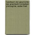 Handbuch Der Geschichte Der Griechisch-Romischen Philosophie, Erster theil