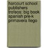 Harcourt School Publishers Trofeos: Big Book Spanish Pre-K Primavera Llego