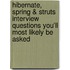 Hibernate, Spring & Struts Interview Questions You'll Most Likely be Asked