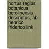 Hortus Regius Botanicus Berolinensis descriptus, ab Henrico Friderico Link door Link