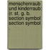 Menschenraub und kinderraub: (R. St. G. B. section symbol section symbol .