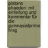 Platons Phaedon: Mit Einleitung und Kommentar für die Gymnasialprima hrsg
