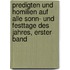 Predigten und Homilien auf alle Sonn- und Festtage des Jahres, Erster Band