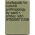 Studyguide For Cultural Anthropology By Carol R. Ember, Isbn 9780205711208