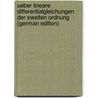 Ueber Lineare Differentialgleichungen Der Sweiten Ordnung (German Edition) by Klein Felix