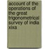 Account of the Operations of the Great Trigonometrical Survey of India Xixa
