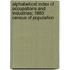 Alphabetical Index of Occupations and Industries; 1960 Census of Population