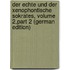 Der Echte Und Der Xenophontische Sokrates, Volume 2,part 2 (German Edition)