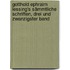 Gotthold Ephraim Lessing's Sämmtliche Schriften, drei und zwanzigster Band