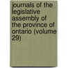 Journals of the Legislative Assembly of the Province of Ontario (Volume 29) door Ontario. Legis Assembly