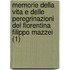 Memorie Della Vita E Delle Peregrinazioni del Fiorentina Filippo Mazzei (1)